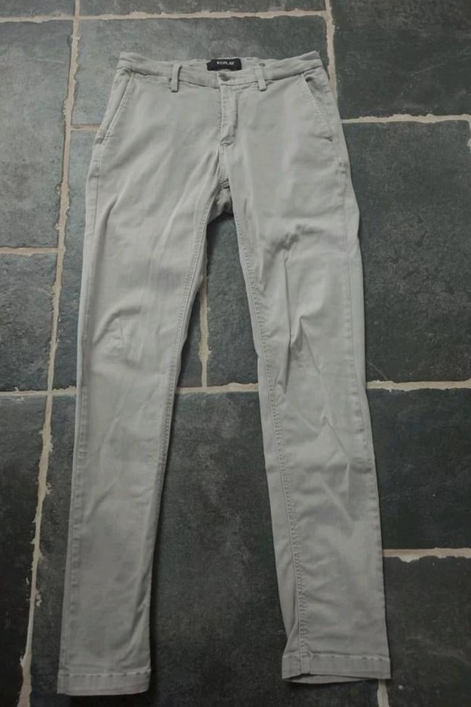 Replay HYPERFLEX, ZEUMAR, Slim Fit, Chino, W30 L32, Rob3032, Overige kleuren, W32 (confectie 46) of kleiner, Ophalen of Verzenden