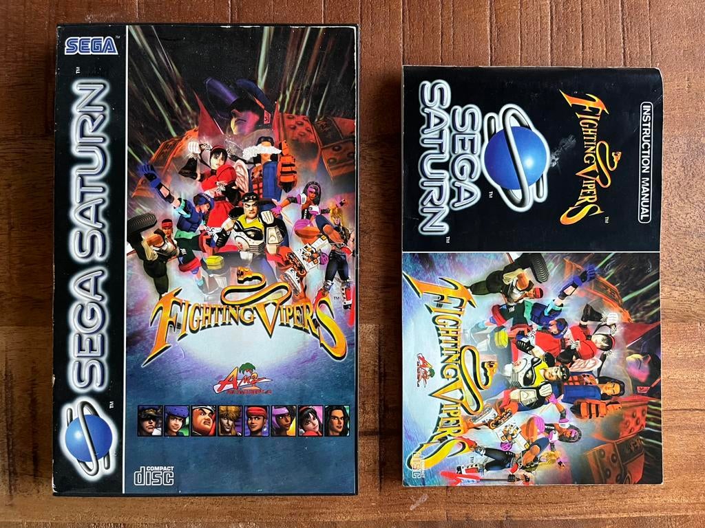 Fighting Vipers Sega Saturn PAL, 2 spelers, Ophalen of Verzenden, Zo goed als nieuw, Vechten