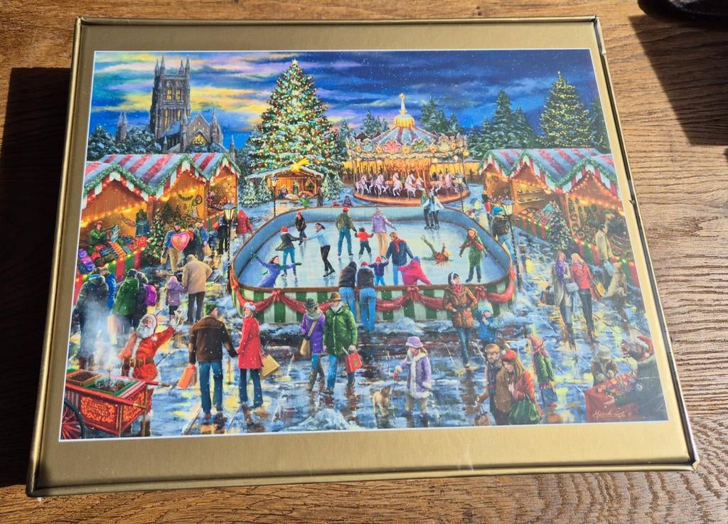 Puzzel 1000 stukjes - Cozy Christmas Fair, Ophalen of Verzenden, 500 t/m 1500 stukjes, Nieuw