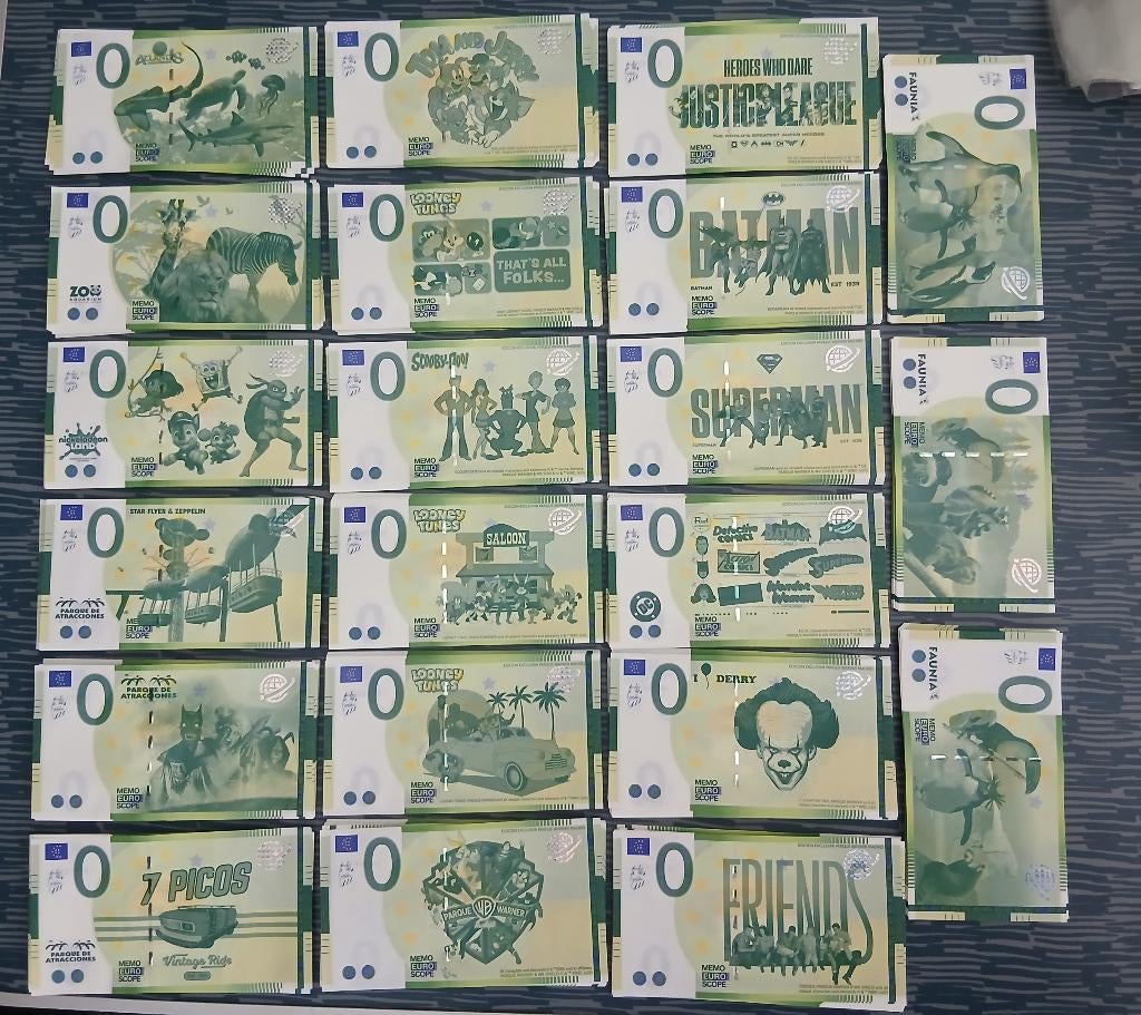 0 EURO souvenir memoeuro biljetten UITVERKOOP, Ophalen of Verzenden, Overige landen