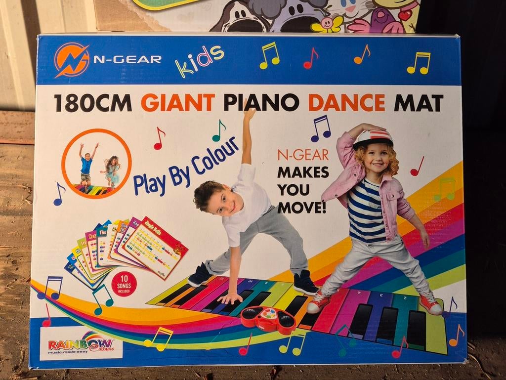 N-gear xxl speelmat 180cm, Kinderen en Baby's, Ophalen of Verzenden, Zo goed als nieuw, Speelkleed, Met geluid