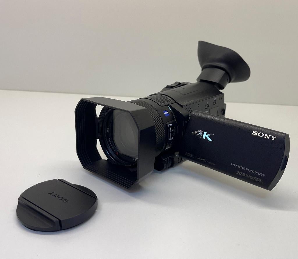Sony FDR-AX100E veelzijdige 4K camcorder+extra - bijna nieuw, Audio, Tv en Foto, Videocamera's Digitaal, N, N, 20x of meer, Ophalen of Verzenden