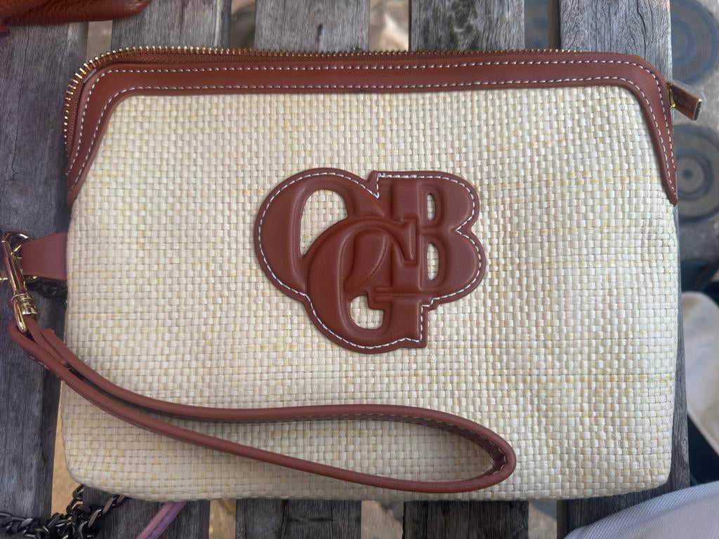 Olcay Gulsen Beauty Clutch - Zo goed als nieuw, Ophalen of Verzenden, Zo goed als nieuw, Beige, Avondtasje