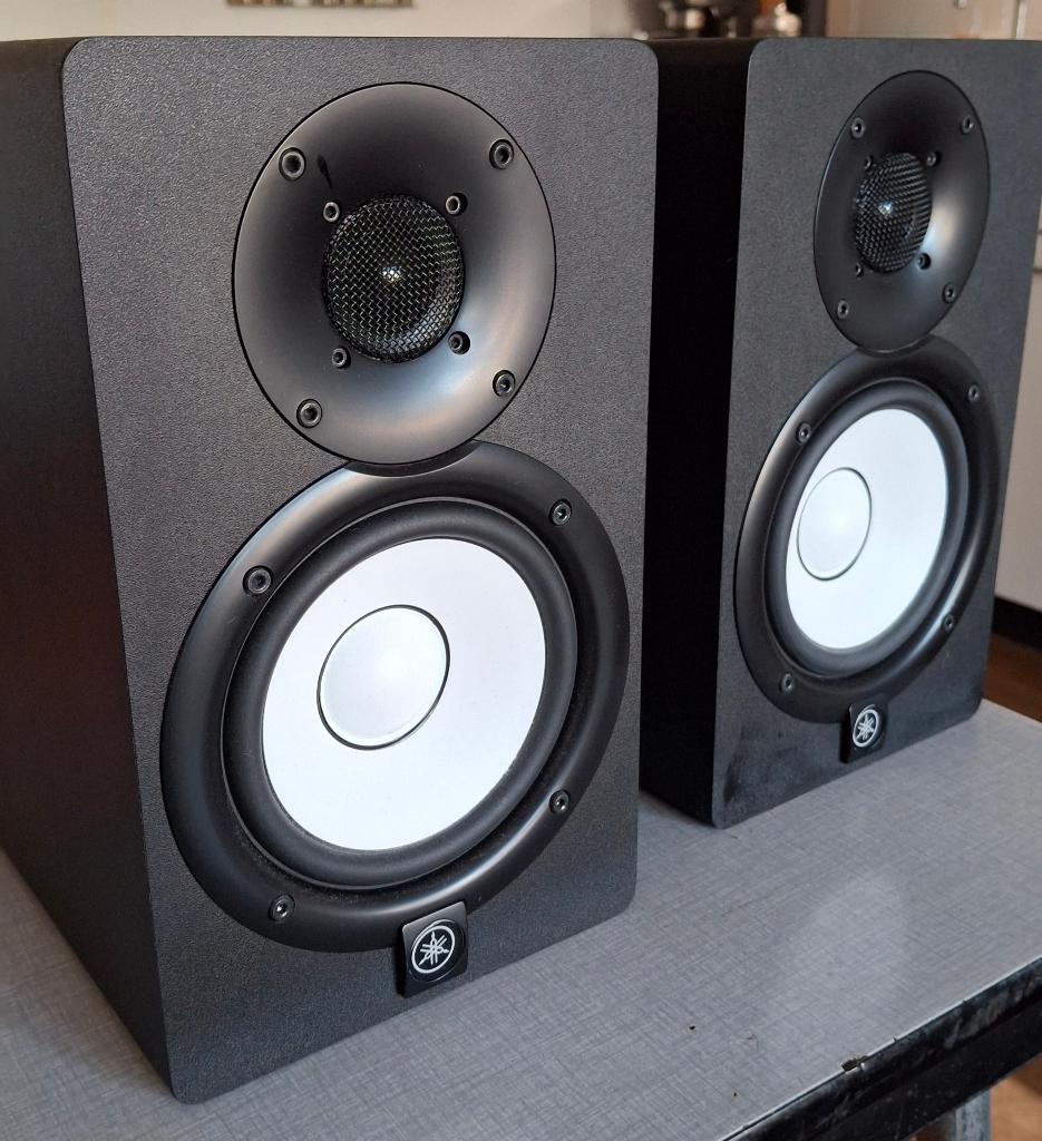 Yamaha HS5 actieve monitors, Audio, Tv en Foto, Luidsprekers, Zo goed als nieuw, Minder dan 60 watt, Front, Rear of Stereo speakers
