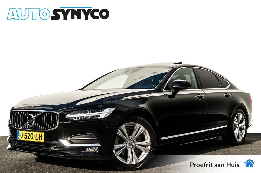 Volvo S90 2.0 T4 Inscription Luxury | Adapt. Cruise | Schuif, Auto's, Volvo, 15 km/l, Euro 6, Zwart, 1603 kg