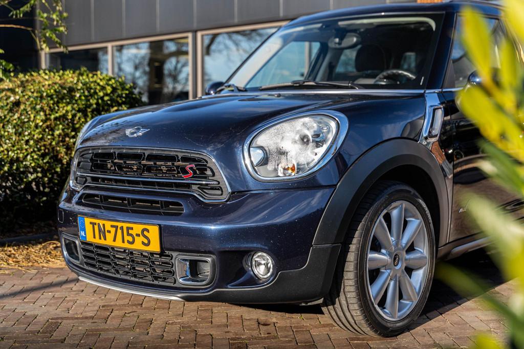 Mini Mini Countryman 1.6 Cooper S ALL4 Chili Panoramadak Lee, 15 km/l, Gebruikt, Blauw, Leder en Stof