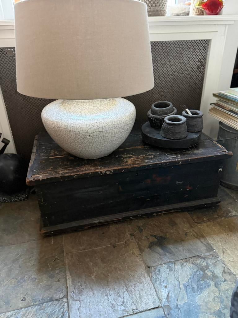 Kist oude mist deken kist stoer sober, Ophalen, Gebruikt, 50 tot 100 cm, Minder dan 50 cm