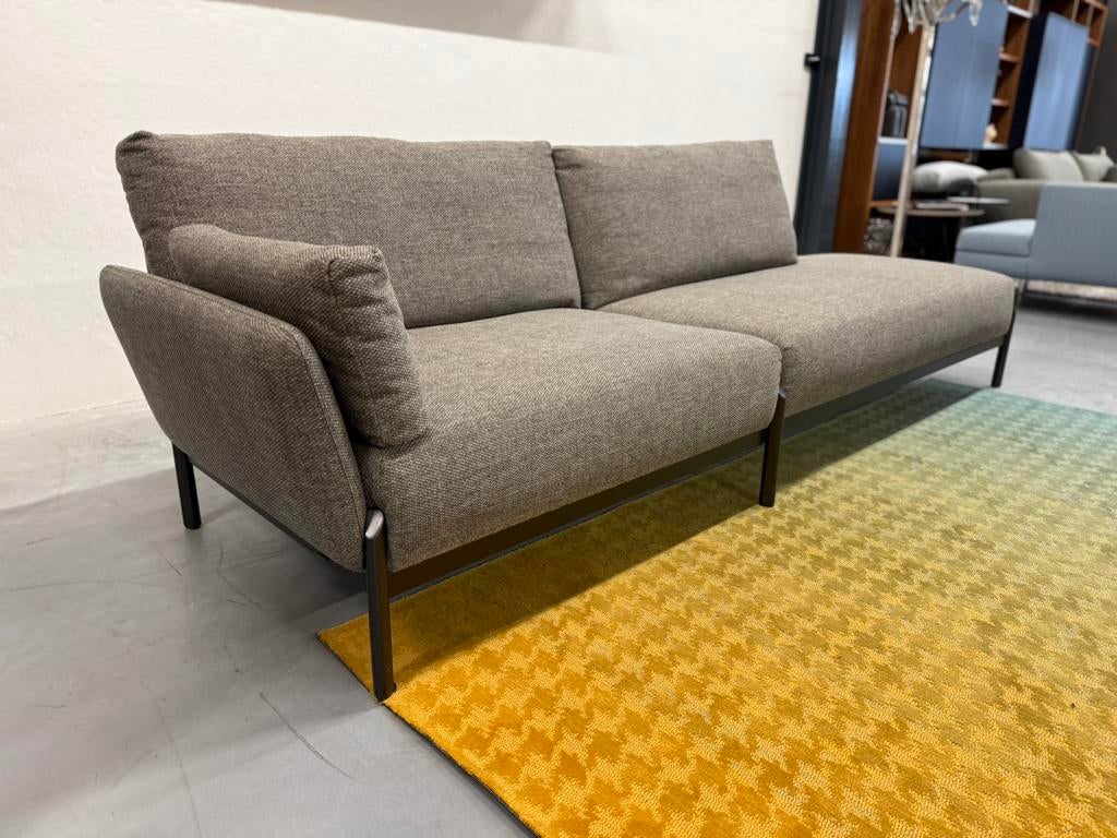 Nieuw Leolux Enna Bank Pine stof 88 Design 260, Leolux, Nieuw, 75 tot 100 cm, Ophalen of Verzenden