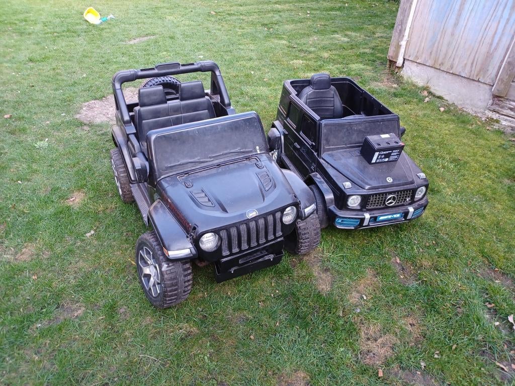 Elektrische kinderauto's: Jeep en Mercedes G-Klasse, Kinderen en Baby's, Ophalen, Gebruikt