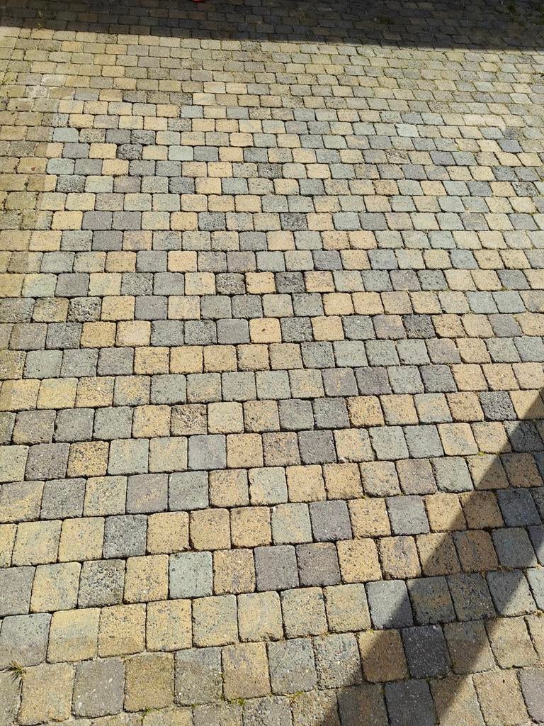 Gratis af te halen: 43 m² klinkers 10x10x6 cm, Ophalen, Gebruikt, 10 m² of meer, Beton