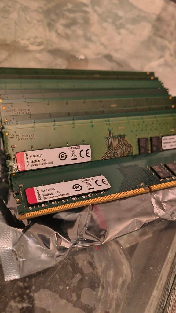 32gb ddr4 2666mhz 4x 8gb desktop geheugen modules, ZGAN!, Computers en Software, RAM geheugen, 32 GB, DDR4, Ophalen of Verzenden