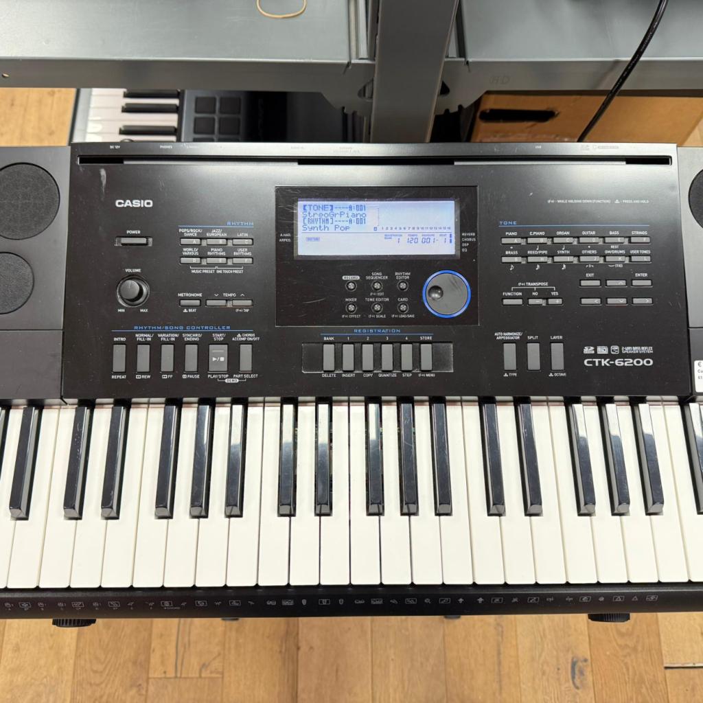 Casio CTK-6200 Keyboard met 61 toetsen, Casio, Zo goed als nieuw, Support@casio.com, 6-2, Hon-machi 1-chome
Shibuya-ku, Tokyo 151-8543
Japan