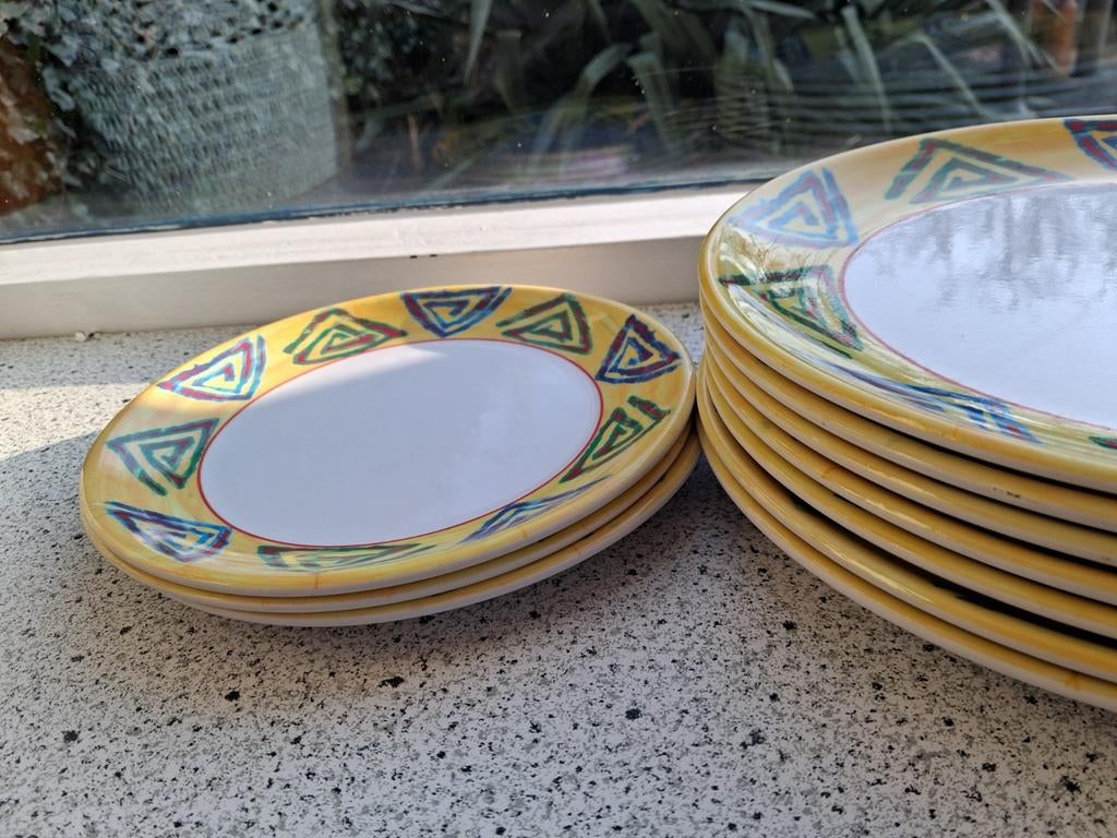 Camping servies Melamine First Quality Kod Nr 2038, Ophalen of Verzenden, Zo goed als nieuw