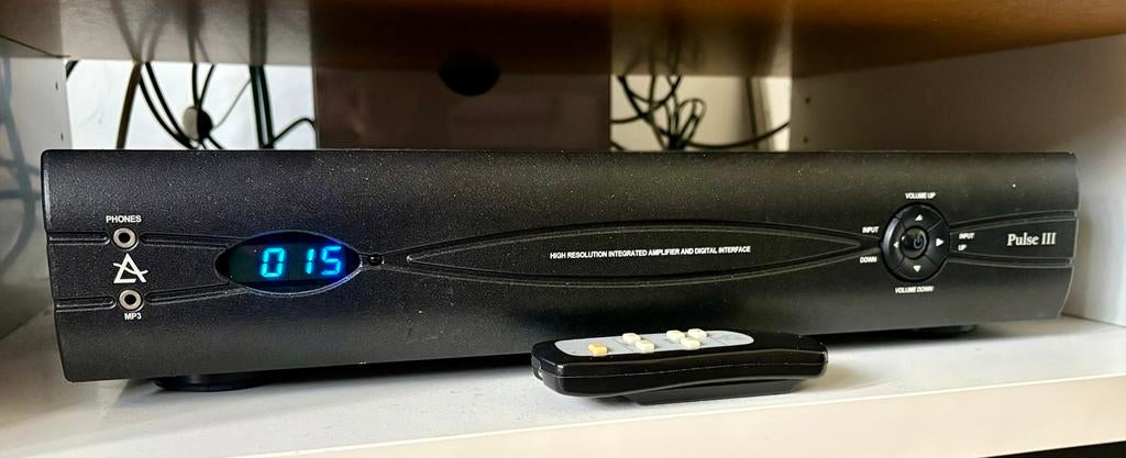 Leema Pulse 3 (dac  mm-mc phono) versterker, Overige merken, Ophalen of Verzenden, Zo goed als nieuw, 60 tot 120 watt