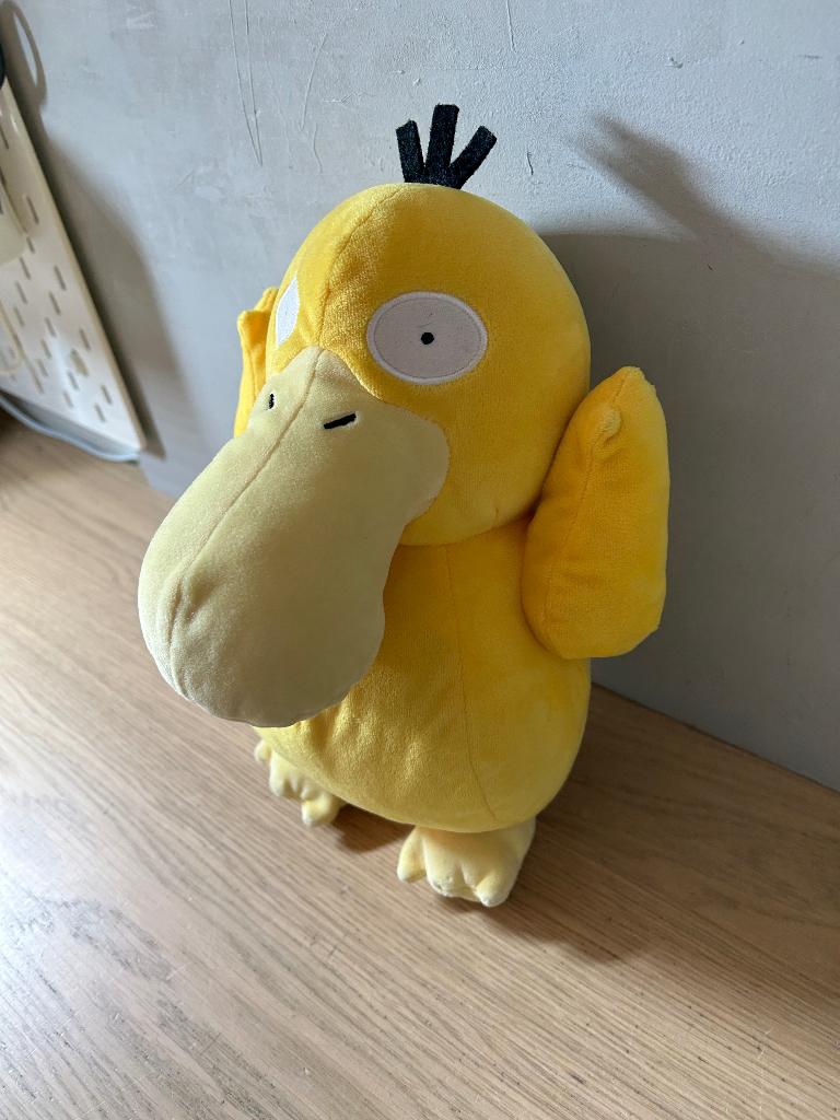 Pokemon Knuffel Psyduck, Ophalen of Verzenden, Zo goed als nieuw, Overige typen