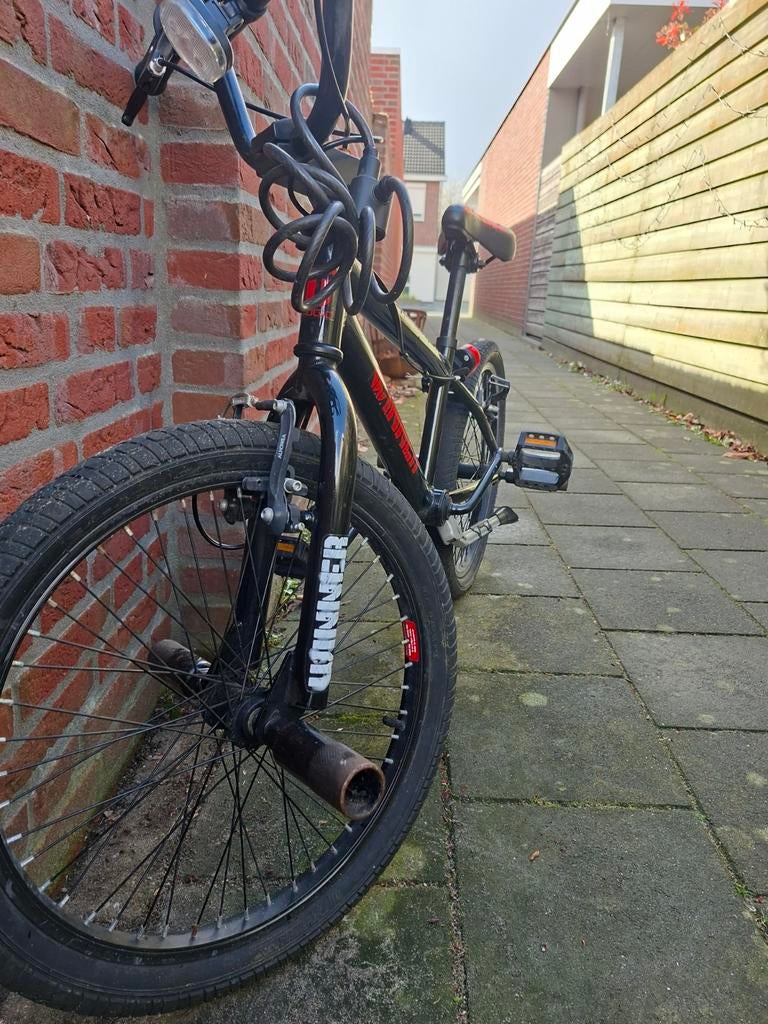 BMX fiets, achterband kaal, Gebruikt, Staal, 20 tot 24 inch, WINNER