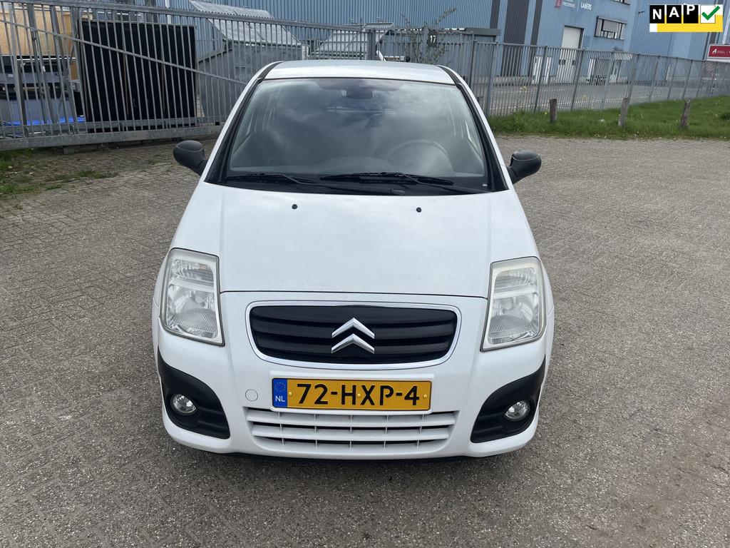 Citroen C2 1.4i-16v Stop & Start Sensodrive, 4 cilinders, 4 stoelen, Wit, Bedrijf