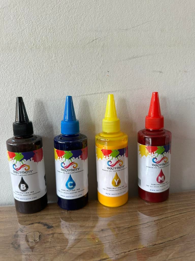 Sublimatie Premium Dye inkt voor Epson Printers - 4  x100ml, Ophalen of Verzenden, Nieuw