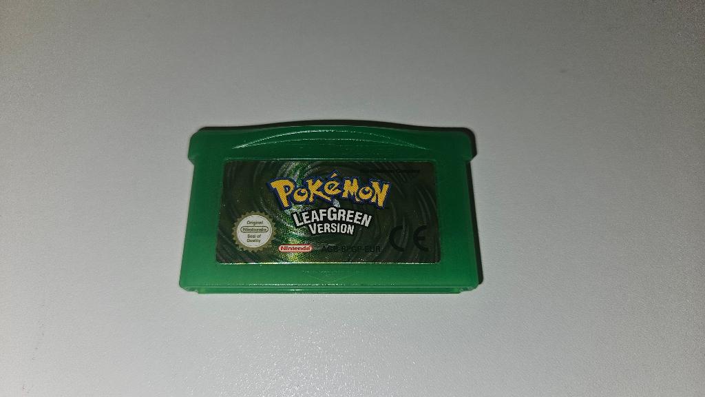 Pokemon Leaf Green Authentic voor de gameboy advance, Gebruikt, Verzenden, 1 speler, Role Playing Game (Rpg)