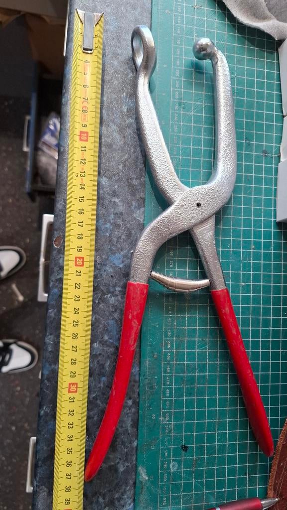 Schoenmaker grote knobeltang 39 cm lang, Ophalen of Verzenden, Gebruikt