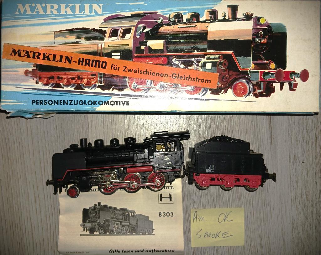 Marklin Hamo 8303 BR 24, Gebruikt, Ophalen of Verzenden, Analoog, Märklin