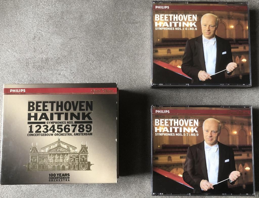 BEETHOVEN - THE 9 SYMPHONIES - KCO - HAITINK - BOX 6 CD'S, Cd's en Dvd's, Cd's | Klassiek, Boxset, Ophalen of Verzenden, Zo goed als nieuw