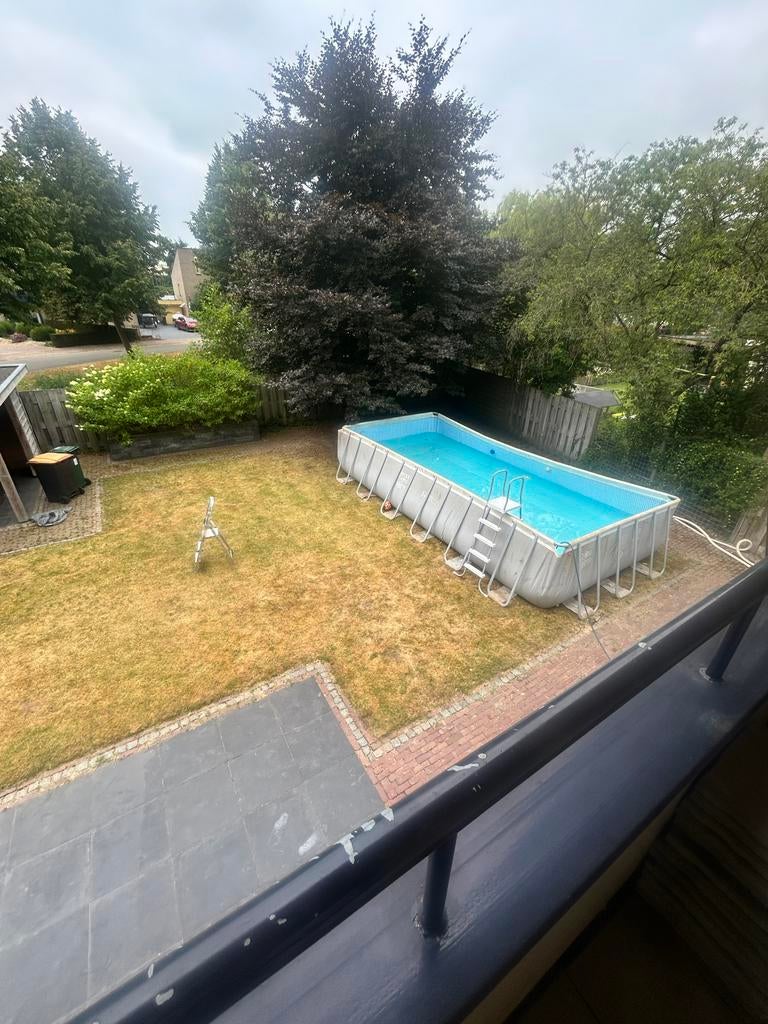 Groot opzet zwembad inclusief pomp etc, LET OP:zeil is kapot, Gebruikt, 300 cm of meer, Rechthoekig, Ophalen