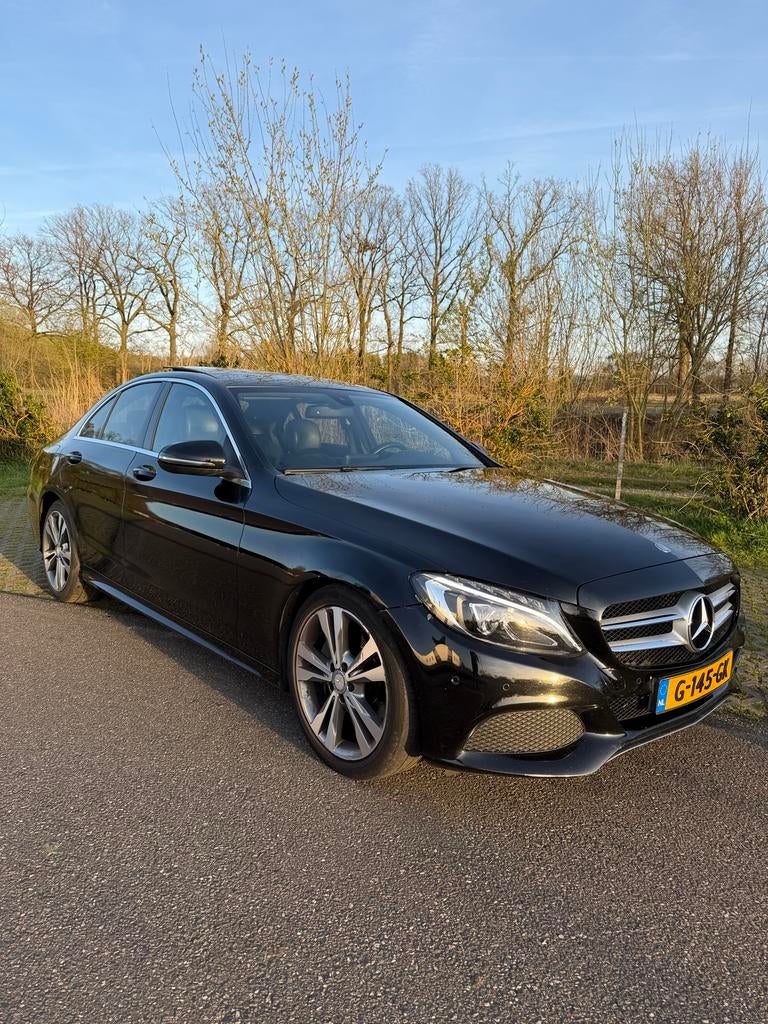 Mercedes-Benz C-Klasse C180 CDI 1.6 85KW Aut7 2016 Zwart, Auto's, Mercedes-Benz, Automaat, Achterwielaandrijving, 4 cilinders