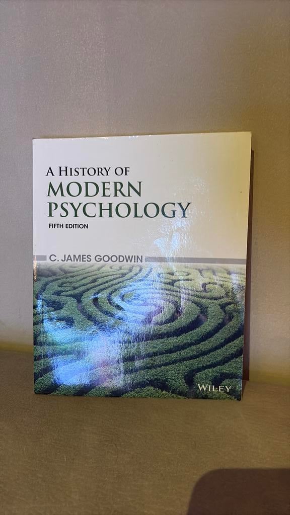 A history of modern psychology, Ophalen of Verzenden, Zo goed als nieuw, Overige onderwerpen