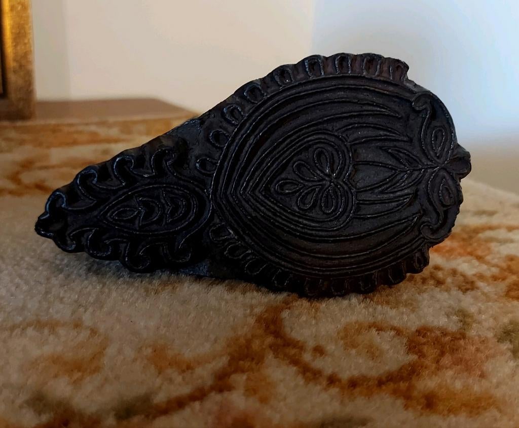 Prachtige Antiek houten behangstempel, Antiek en Kunst, Ophalen of Verzenden