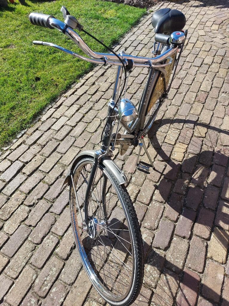 Gazelle Solide prima staat oldtimer stangenremmen damesfiets, Fietsen en Brommers, Fietsen | Oldtimers, 55 tot 59 cm, Ophalen of Verzenden