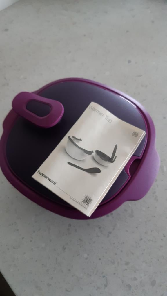 Warmie tub van tupperware, Ophalen of Verzenden, Nieuw, Paars, Dame