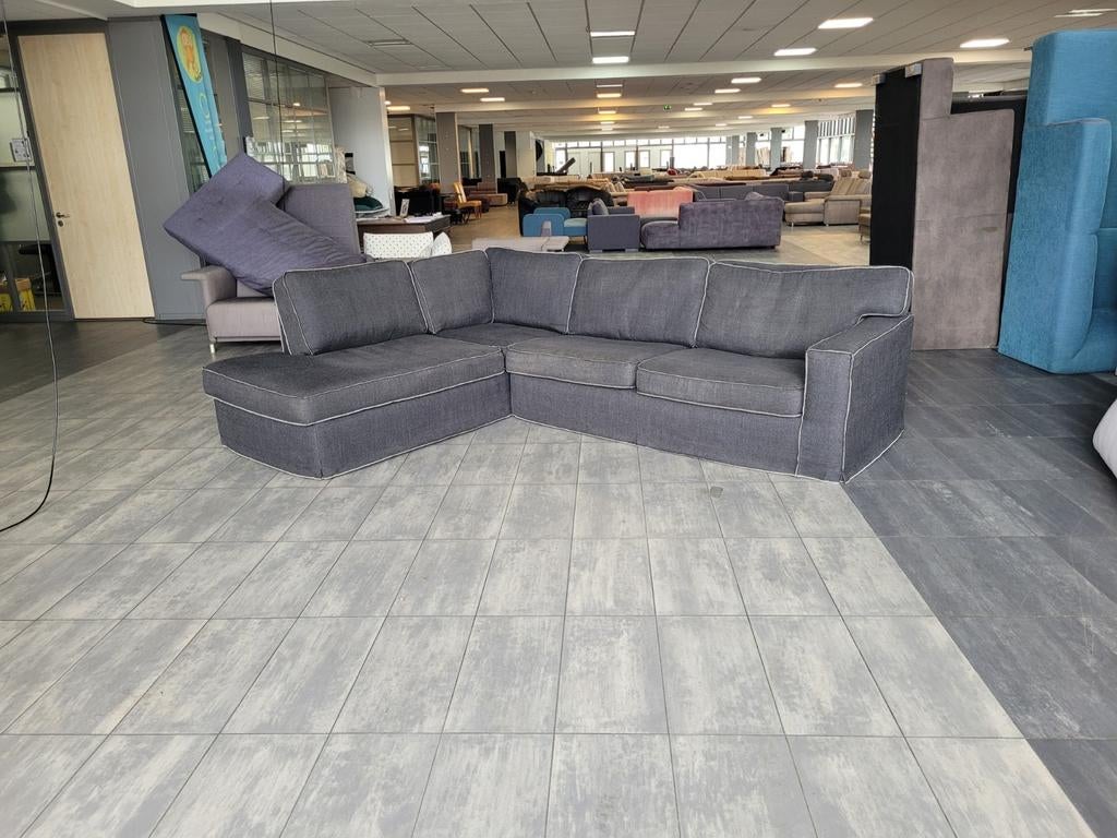 ✅️️ ️GEREINIGD antracietgrijze hoekbank 290x230 BEZORGEN, 250 tot 300 cm, Hoekbank, Ophalen of Verzenden, Zo goed als nieuw