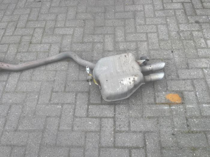 Uitlaat Midden + Einddemper van een Audi A4, Gebruikt, -, Verzenden, -