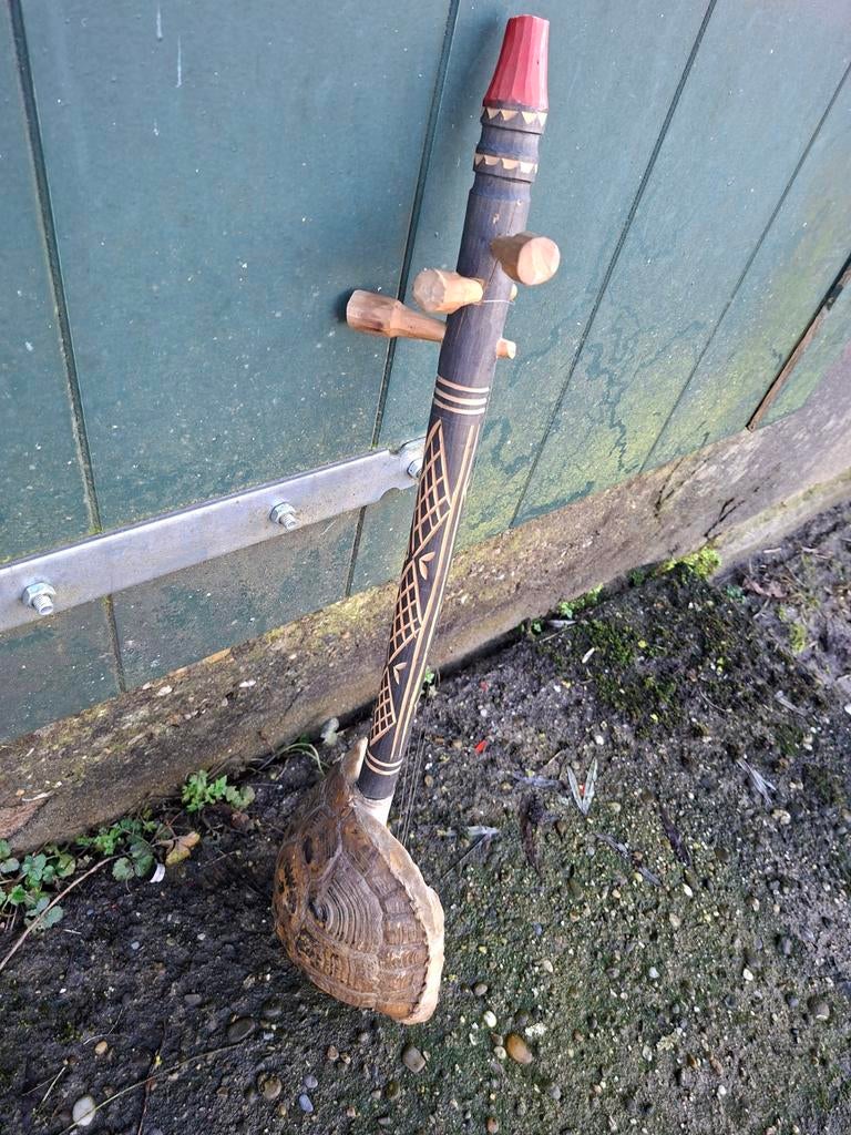 Vintage Afrikaanse Marokkaans muziekinstrument Gimbri, Muziek en Instrumenten, Ophalen of Verzenden, Gebruikt