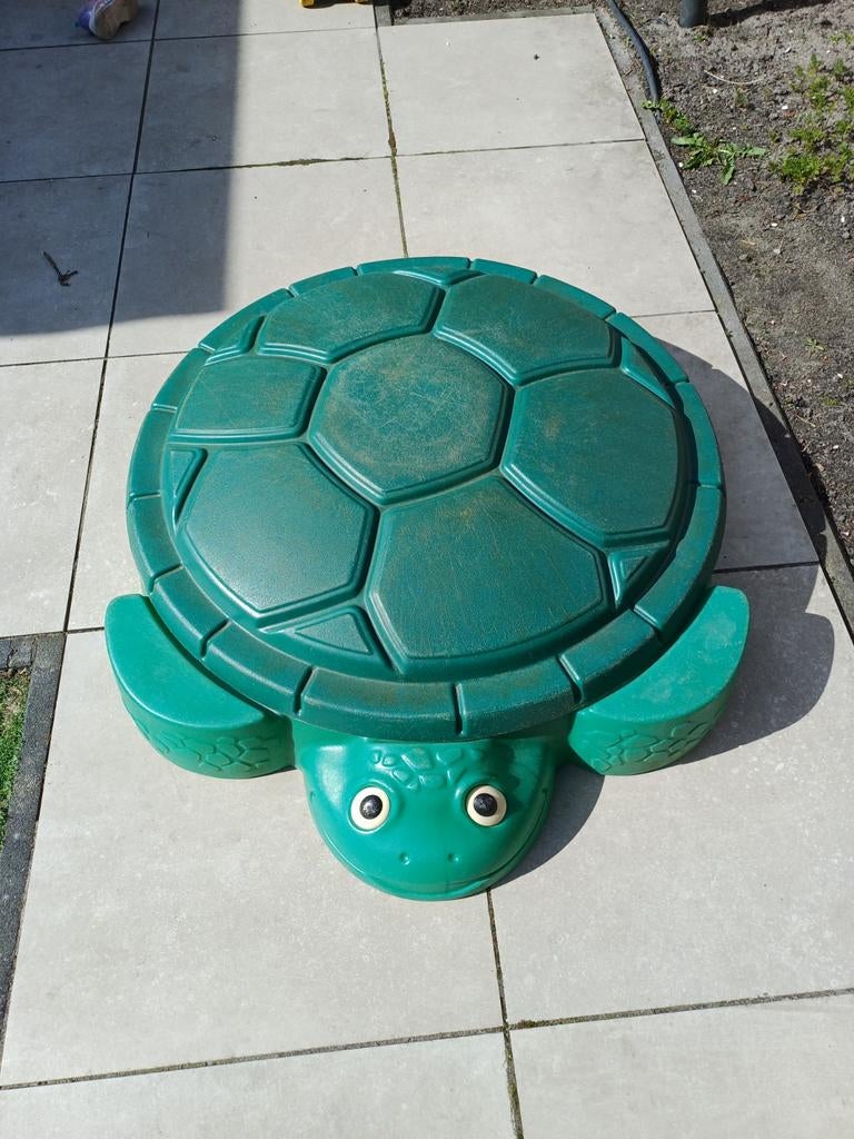 Little Tikes Schildpad Zandbak met deksel, Ophalen, Gebruikt