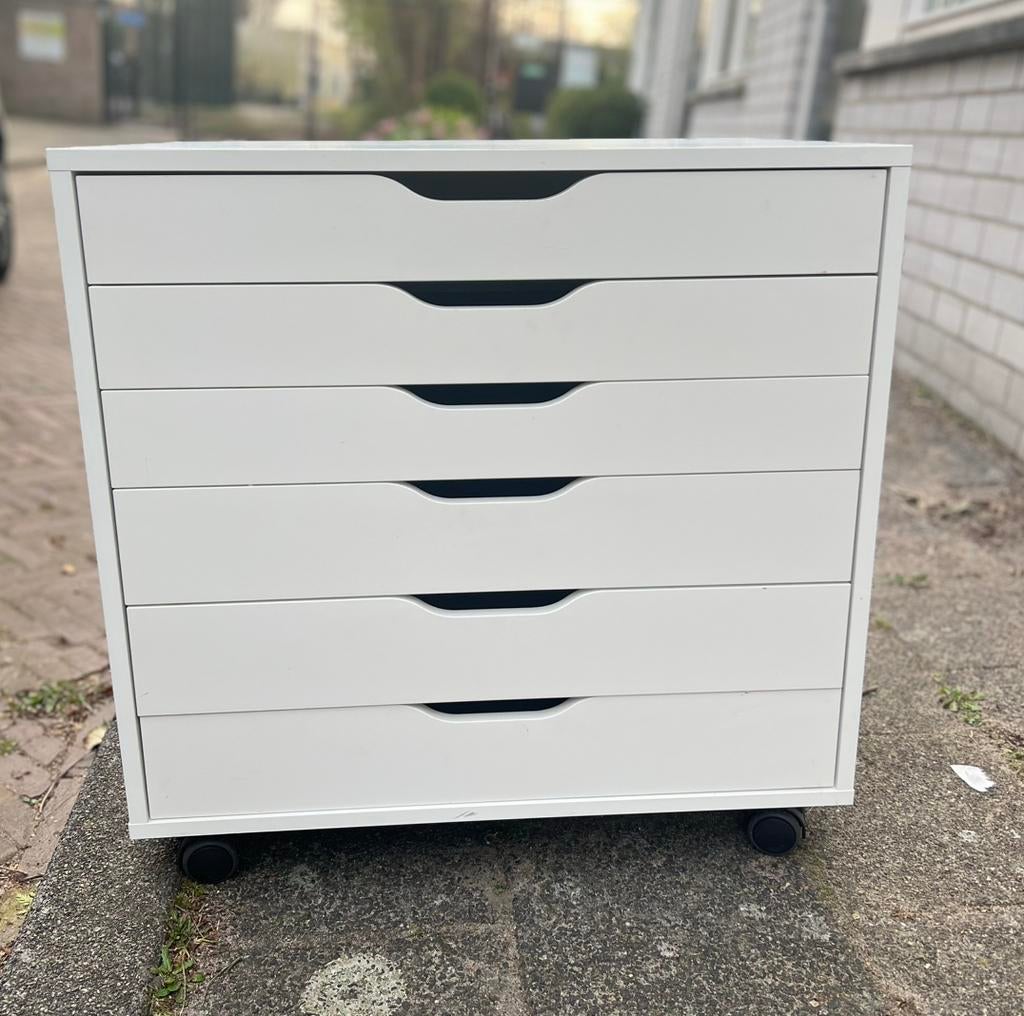 Alex ladekast ikea, Huis en Inrichting, Ophalen, Minder dan 50 cm, Gebruikt, 5 laden of meer