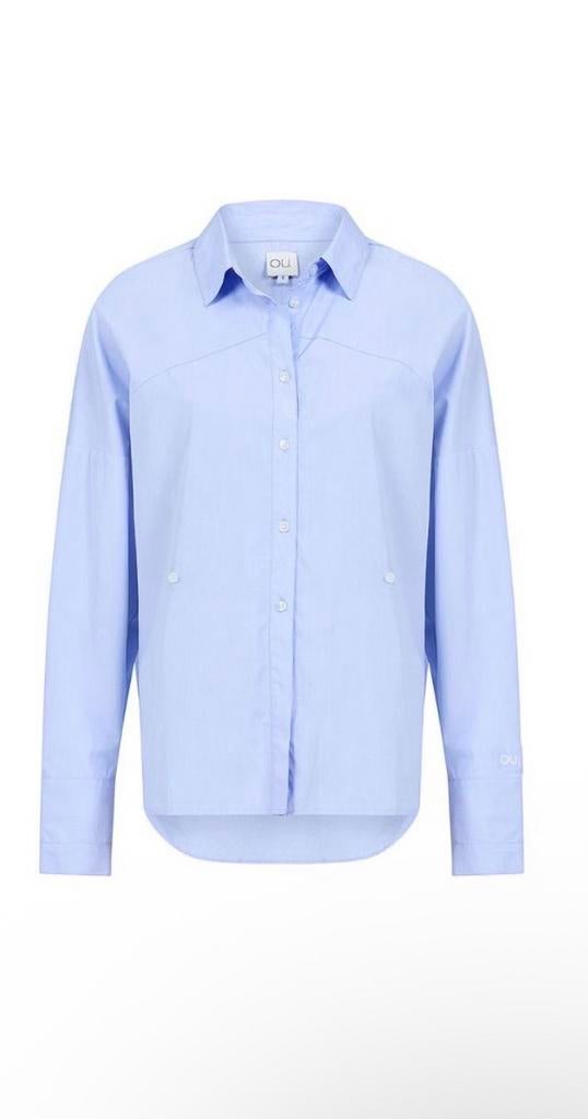 OU. Boutique blouse - Lichtblauwe blouse met knoopdetails, Kleding | Dames, Blouses en Tunieken, Nieuw, Maat 34 (XS) of kleiner