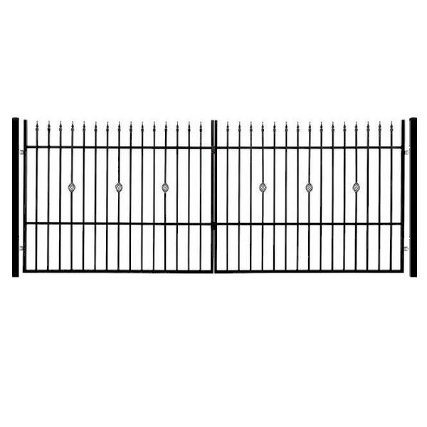 Rechte inrijpoort model: Myla in afmeting: 3.5 en 4.0m NIEUW, Met poort, Nieuw, Ophalen of Verzenden, Sierhekwerk
