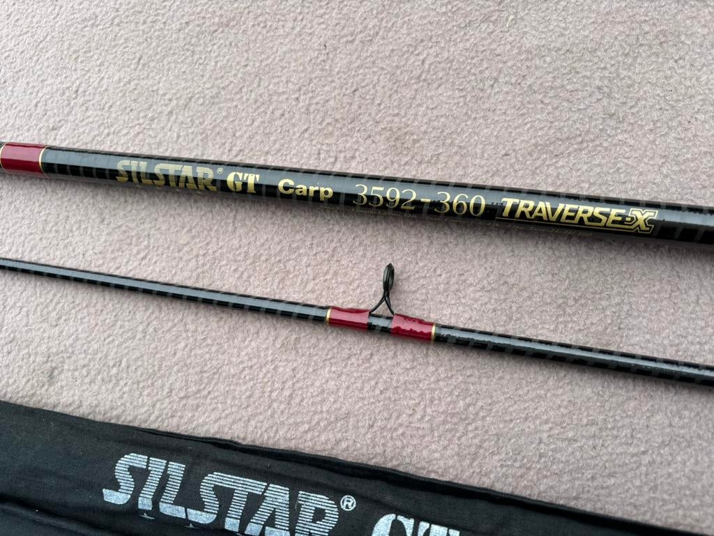 Silstar gt carp traverse x 12ft 1.75lbs hengel / penhengel, Ophalen, Zo goed als nieuw, Werphengel