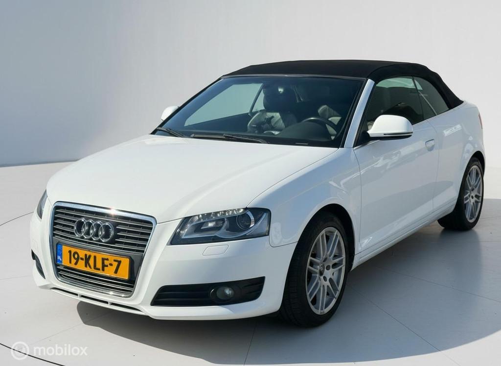Audi A3 Cabriolet 1.8 TFSI BOSE|LEDER|LED|STOELVERW|CABRIO, Gebruikt, Zwart, 4 cilinders, Cabriolet