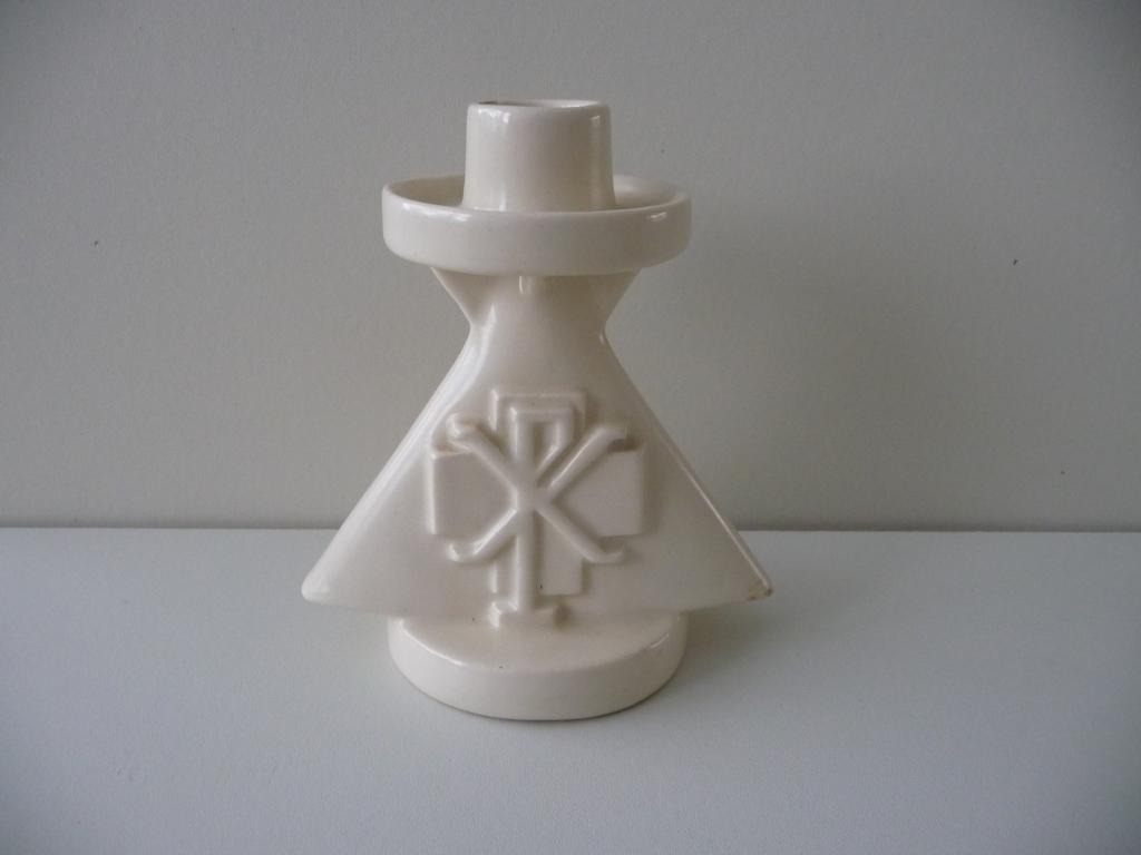 Religieuze KANDELAAR - ontw. Hans Mengelberg Zuid Holland, Antiek en Kunst, Ophalen of Verzenden