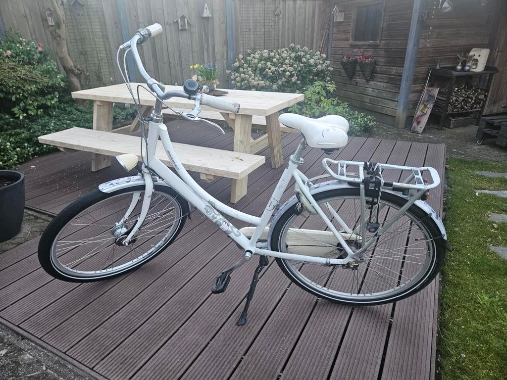 Batavus damesfiets Diva - 3 versnellingen, brede banden, Fietsen en Brommers, Fietsen | Dames | Damesfietsen, Ophalen, Gebruikt
