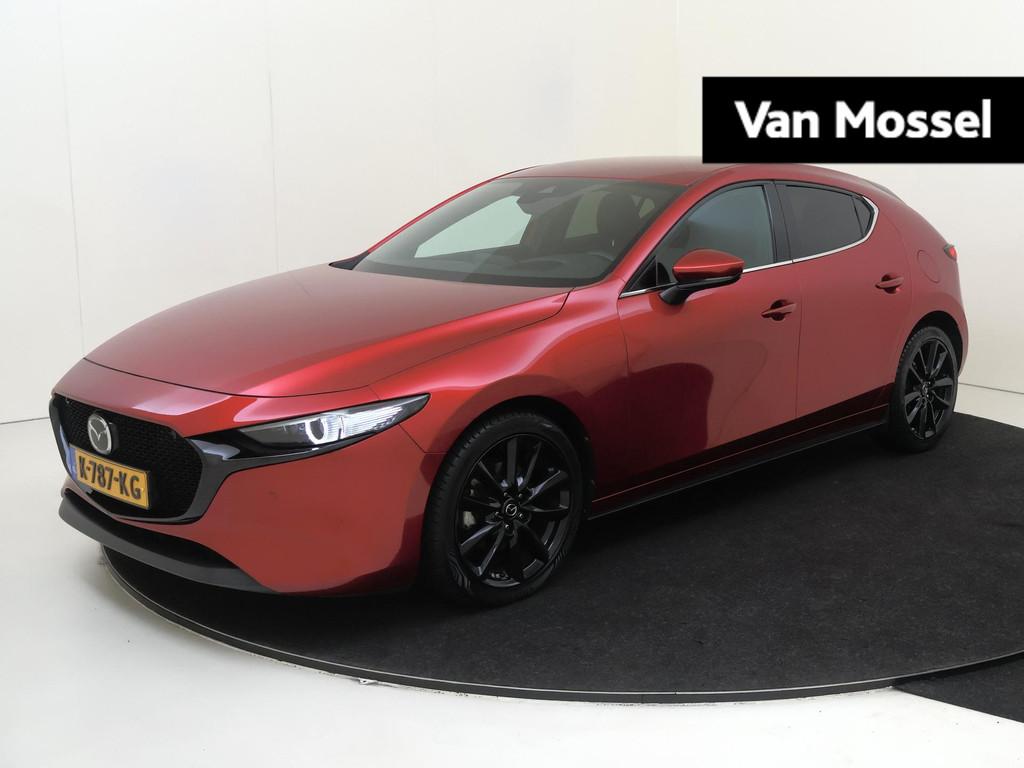 Mazda 3 2.0 e-SkyActiv-X M Hybrid 180 Luxury Navigatie | PDC, Auto's, Mazda, Voorwielaandrijving, 1998 cc, Gebruikt, 4 cilinders