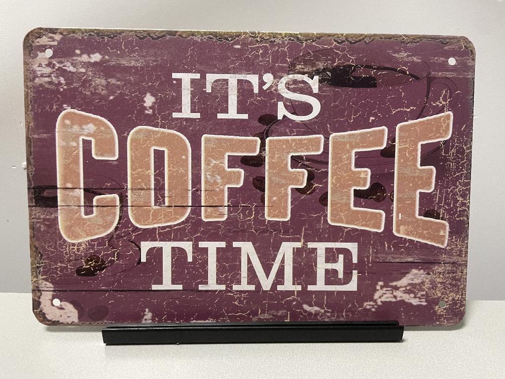 It’s Coffee time wandbord (Old Look), Www.pand50.nl, Nieuw, Ophalen of Verzenden, Printer29BCoevorden