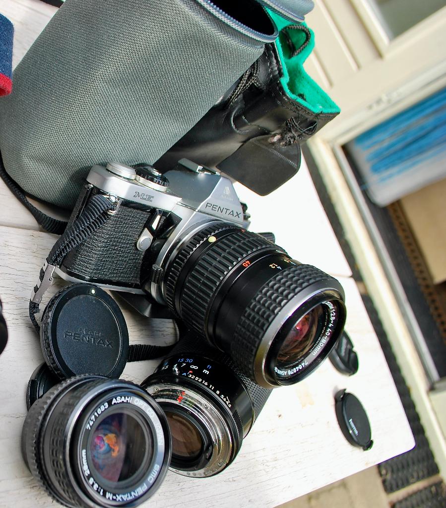 Pentax Analoge Cameraset, Ophalen, Zo goed als nieuw, Spiegelreflex, Pentax