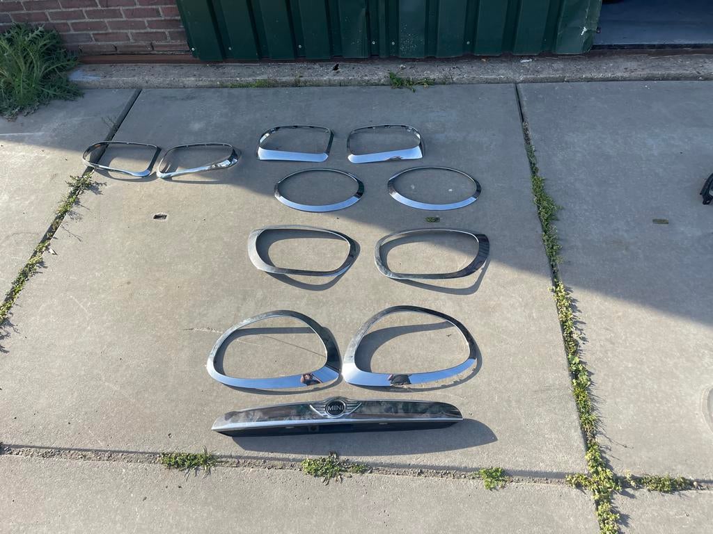 Originele MINI Chrome Sierdelen / Trim Set, Auto-onderdelen, Ophalen of Verzenden, Gebruikt, Mini