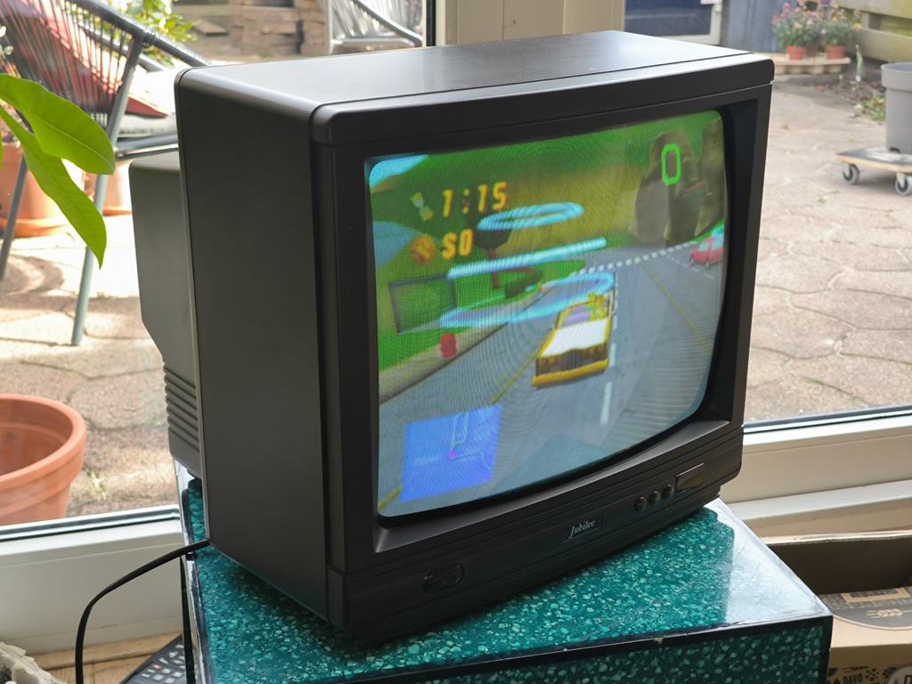 Jubilee CRT tv, Ophalen, Gebruikt, Minder dan 40 cm, Overige merken