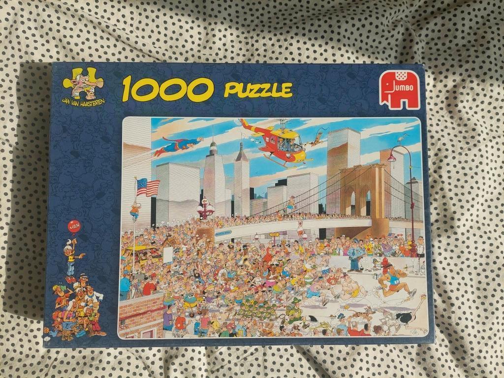 Jan van Haasteren puzzels 1000 stukjes (1 en 3 puzzels), Hobby en Vrije tijd, Denksport en Puzzels, Ophalen, 500 t/m 1500 stukjes