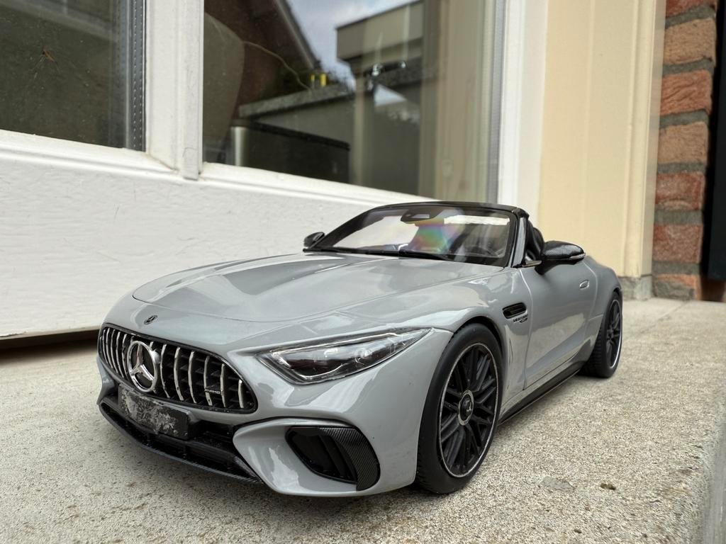 1:18 Mercedes SL63 AMG R232 grijs 2024 iScale, Overige merken, Grosse Elbstrasse 162, 22767 Hamburg, Duitsland, Info@iscale.de